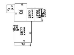 535 Auburn St, Newton MA  02466-1739 floor plan