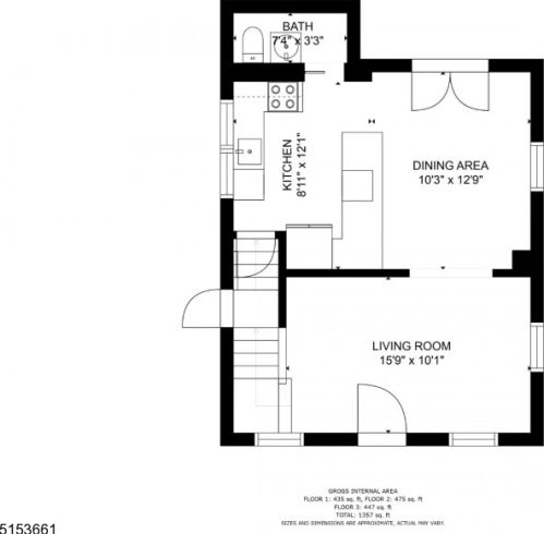 551 Leo St, Industrial Hillside NJ  07205-1726 exterior