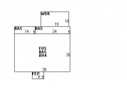 45 Jasset St, Newton MA  02458-1055 floor plan