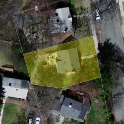 29 Allen Ave, Newton MA  02468-1715 aerial view
