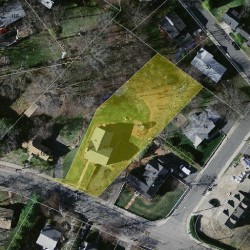 193 Jackson St, Newton MA  02459-2521 aerial view