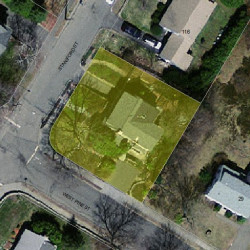 124 Staniford St, Newton MA 02466-1112 aerial view