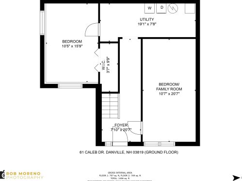 61 Caleb Dr, Danville NH  03819-3017 exterior