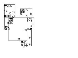 35 Lexington St, Newton MA  02465-1029 floor plan