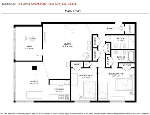 101 Alma St, Palo Alto CA  94301-1049 exterior