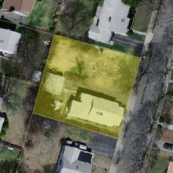 10 Manhattan Ter, Newton MA  02465-1511 aerial view