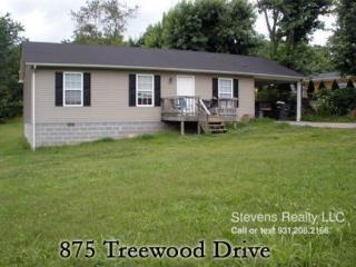 875 Treewood Dr, Cookeville TN  38501-1526 exterior