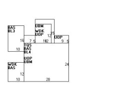 107 Newtonville Ave, Newton MA  02458-1851 floor plan