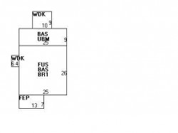 8 Clark Rd, Newton MA  02465-1104 floor plan