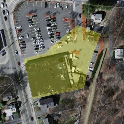 916 Walnut St, Newton MA  02461-1135 aerial view