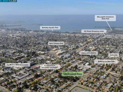 1349 Delaware St, Berkeley CA  94702-1408 exterior