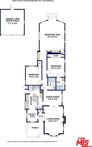 2621 Glenoaks Blvd, Glendale CA  91206-3108 exterior