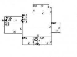 15 Bernard Ln, Newton MA 02468-2201 floor plan