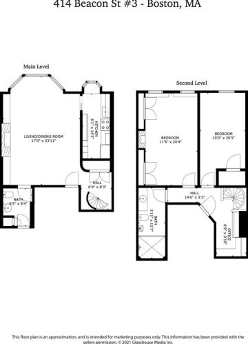 414 Beacon St, Boston MA  exterior