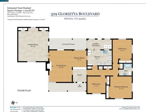 329 Glorietta Blvd, Orinda CA  94563-3242 exterior