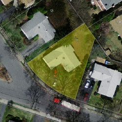 19 Maynard St, Newton MA 02465-1315 aerial view