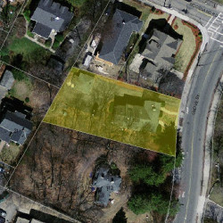 107 Grove St, Newton MA  02466-2615 aerial view