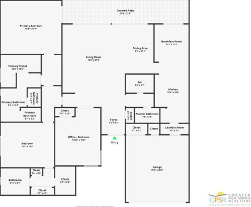 2381 Paseo Del Rey, Palm Springs CA  92264-9542 exterior