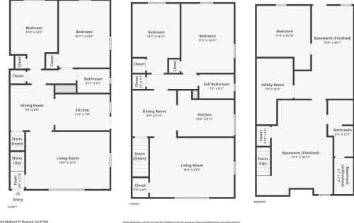 154 Midland Pl, Newark NJ  07106-3311 exterior