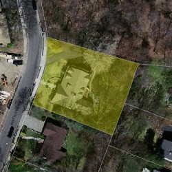 64 Beethoven Ave, Newton MA  02468-1729 aerial view