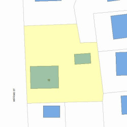 10 Higgins St, Newton MA  02466-1407 plot plan