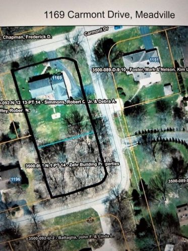 1169 Carmont Dr, Meadville PA  16335-2820 exterior