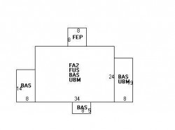 14 Bonaire Cir, Newton MA  02468-1468 floor plan