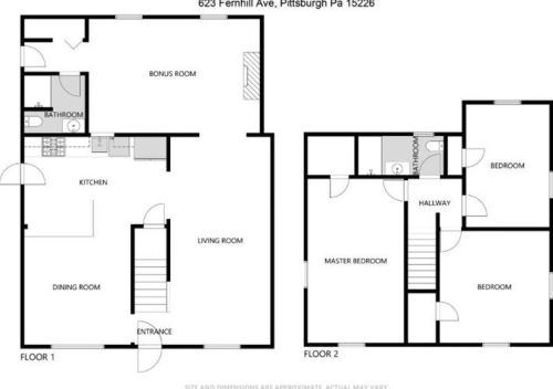 623 Fernhill Ave, Pittsburgh PA  15226-1317 exterior