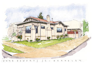 2447 Edwards St, Berkeley CA  94702-2123 exterior