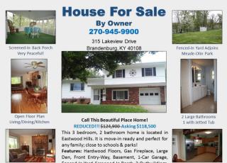 315 Lakeview Dr, Brandenburg KY  40108-1093 exterior