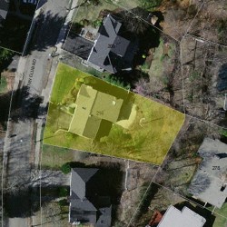 216 Country Club Rd, Newton MA  02459-3115 aerial view