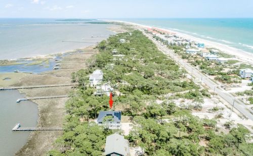 1673 Gulf Beach Dr, Saint George Island FL  32328-3107 exterior