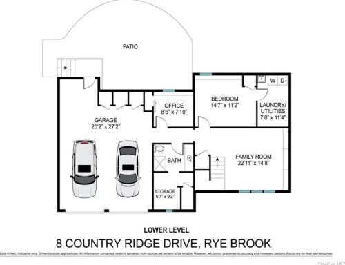 8 Country Rdg Dr, Rye Brook NY  10573-1054 exterior