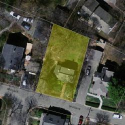 22 Davis Ave, Newton MA  02465-1904 aerial view