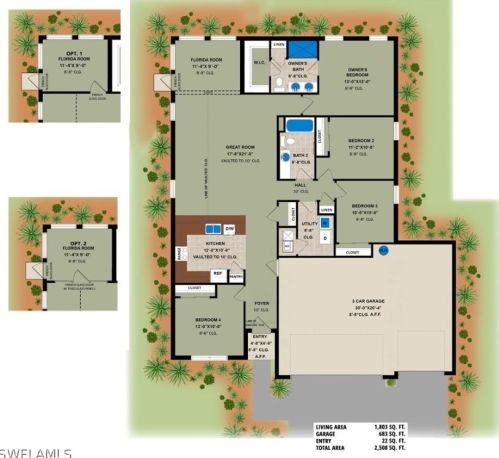 445 Grant Blvd, Lehigh Acres, FL 33974-2410