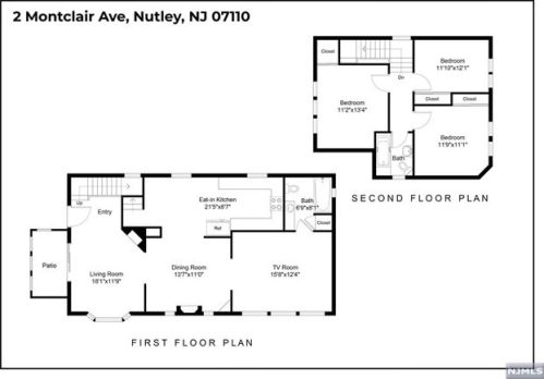 2 Montclair Ave, Nutley NJ  07110-1124 exterior