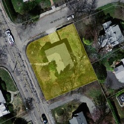 112 Chestnut St, Newton MA 02465-2539 aerial view