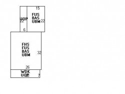 27 Thornton St, Newton MA 02458-1530 floor plan