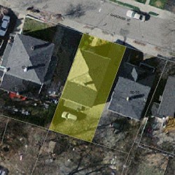 60 Gardner St, Newton MA 02458-1405 aerial view