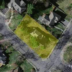 9 Appleton Cir, Newton MA 02459-3305 aerial view