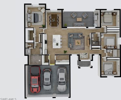 409 6th Ter, Cape Coral FL  33990-1529 exterior