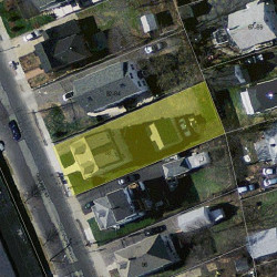 88 Chapel St, Newton MA  02458-1011 aerial view