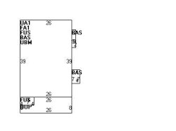 33 Bennington St, Newton MA  02458-1901 floor plan