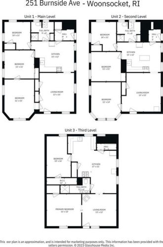 251 Burnside Ave, Woonsocket RI  02895-2188 exterior