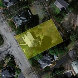 56 Putnam St, Newton MA  02465-2433 aerial view