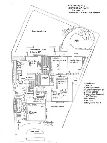 3338 Harvey Way, Lakewood CA  90712-3764 exterior