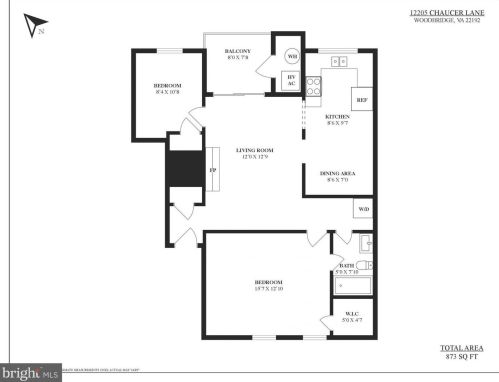 12205 Chaucer Ln, Woodbridge VA  22192-5282 exterior