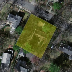 38 Kenmore St, Newton MA  02459-2106 aerial view