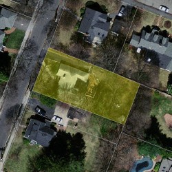 98 Beethoven Ave, Newton MA  02468-1746 aerial view