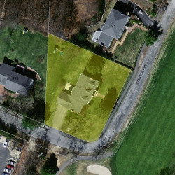 103 Stanton Ave, Newton MA  02466-3005 aerial view